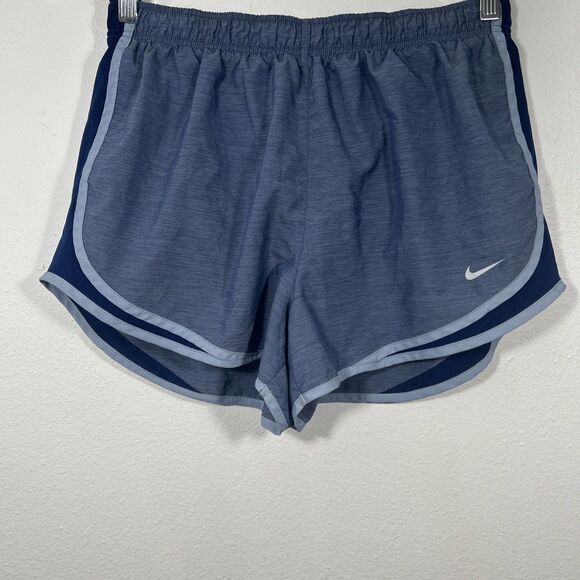 Nike Dri Fit Shorts Womens Large Gray Tempo Running Activewear‎ - Picture 1 of 6
